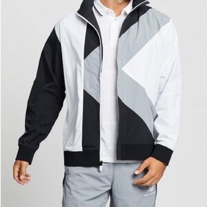 New Balance Men’s KL Warm Up Jacket Windbreaker Funnel Neck Size Large Zip